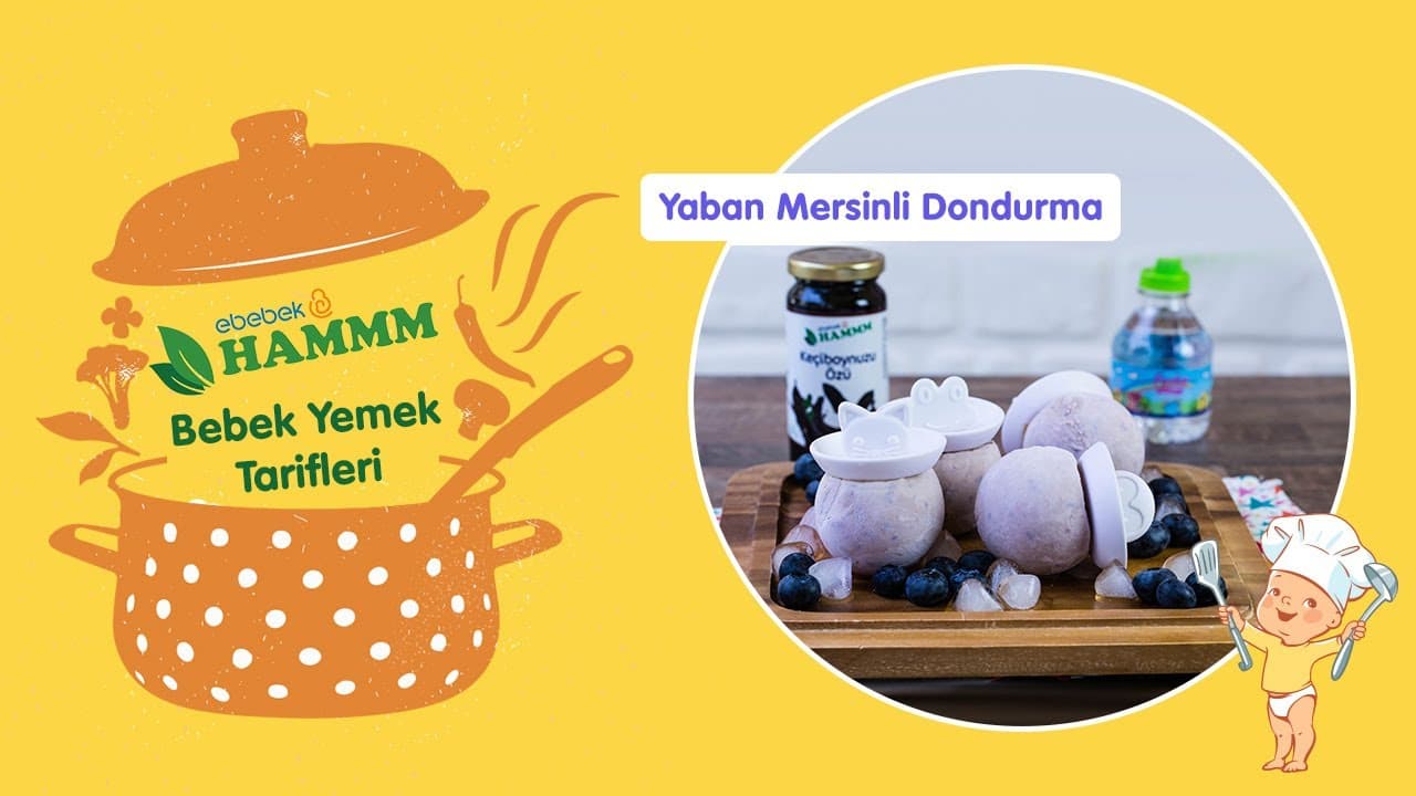 Yaban Mersinli Dondurma | Bebek Yemek Tarifleri | Hammm Vakti