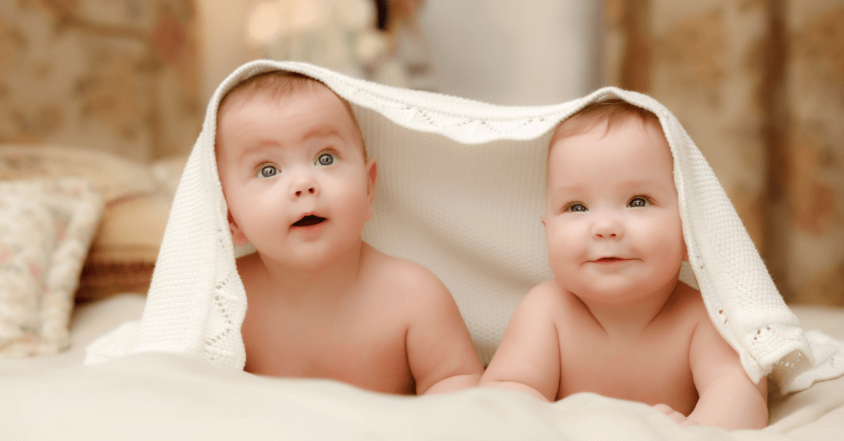 Care Tips in 3 Captions for Twin Babies